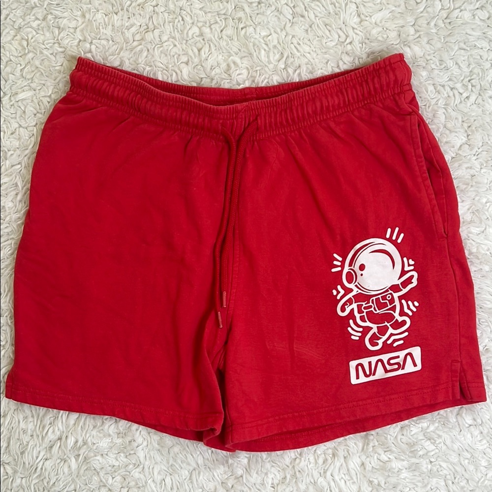 Hyper Space NASA Loungewear Pajama Shorts Mens Size Medium Casual
